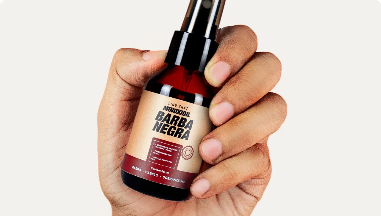 Minoxidil Tópico Barba Negra
