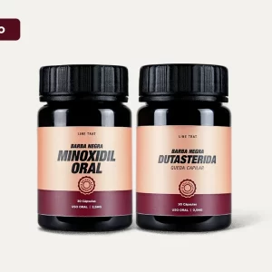 Minoxidil Oral + Dutasterida Barba Negra