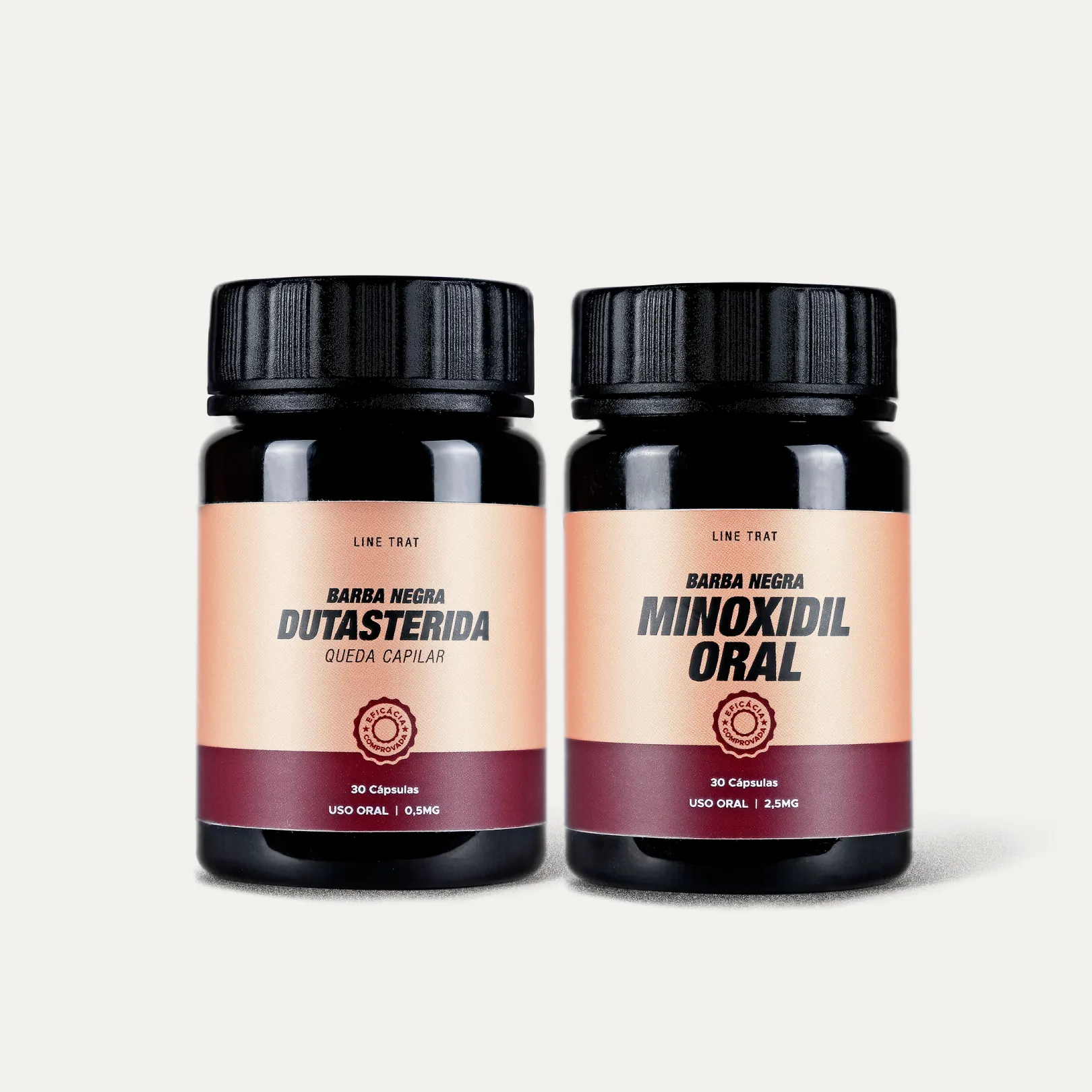 Minoxidil Oral + Dutasterida Barba Negra
